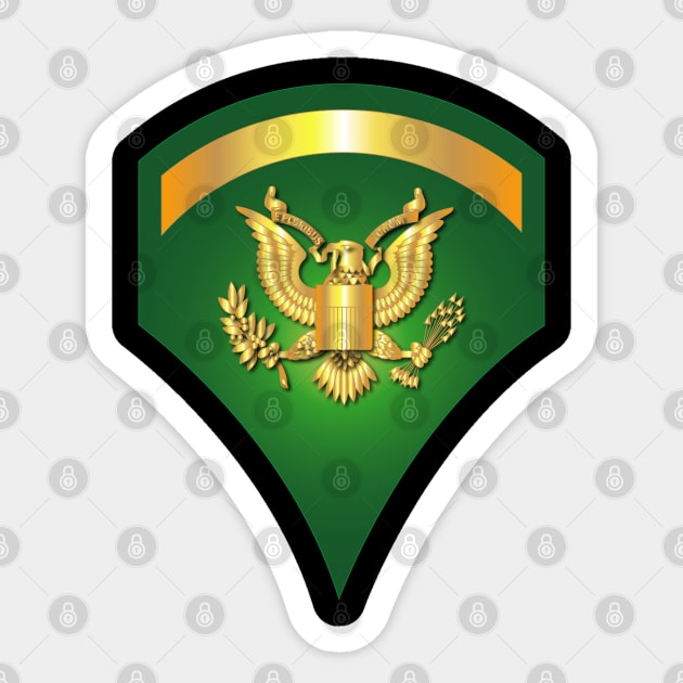 Army - Specialist 5 - E5 Sticker by twix123844